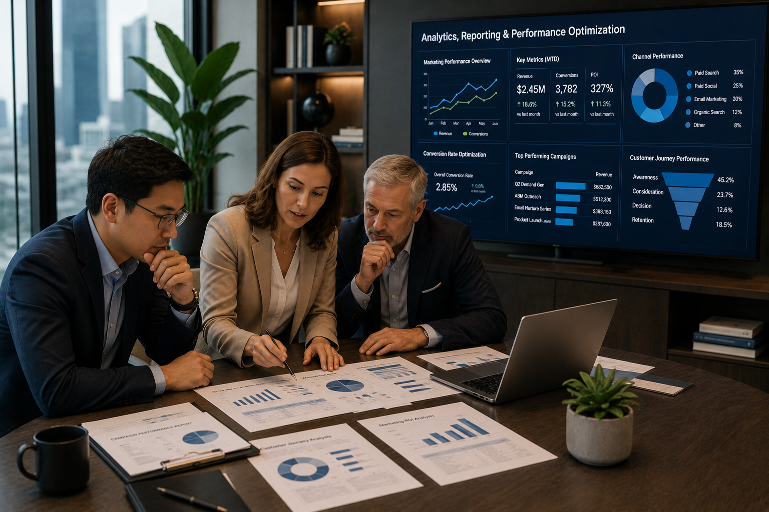 Analytics, Reporting & Performance Optimization